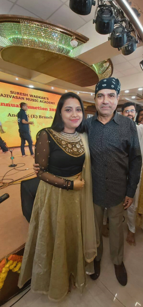 Piyashi with Legendary, Padmashree Suresh Wadkar Ji